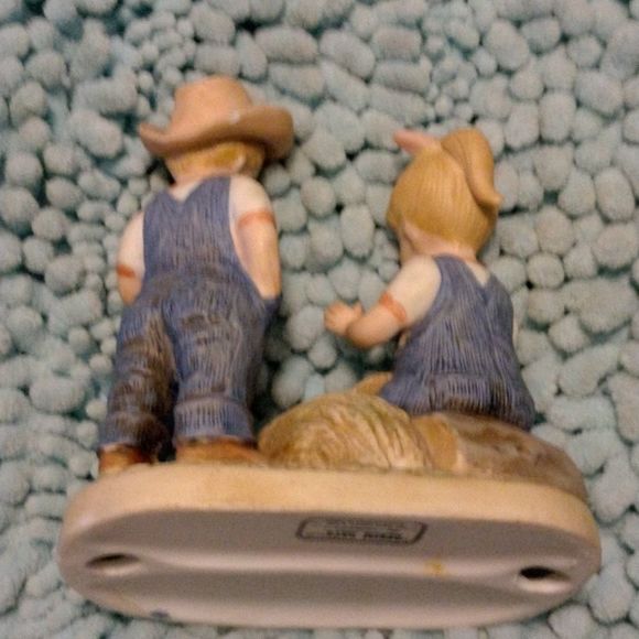 Home Interiors "Denim Days" By Homco 1985 #1507 Figurine - Picture 4 of 7